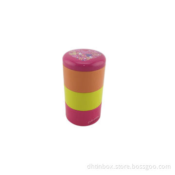 three-tier tea tin